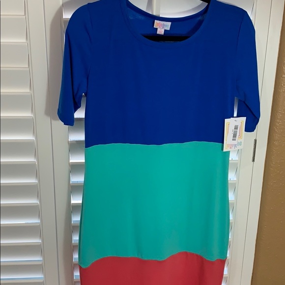 LuLaRoe Julia Dress S - Picture 2 of 6